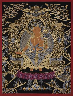Maitreya Buddha Thangka | Future Buddha Painting | Buddha of Compassion